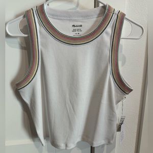 Madewell: the pride bright side crop tank, Size: M